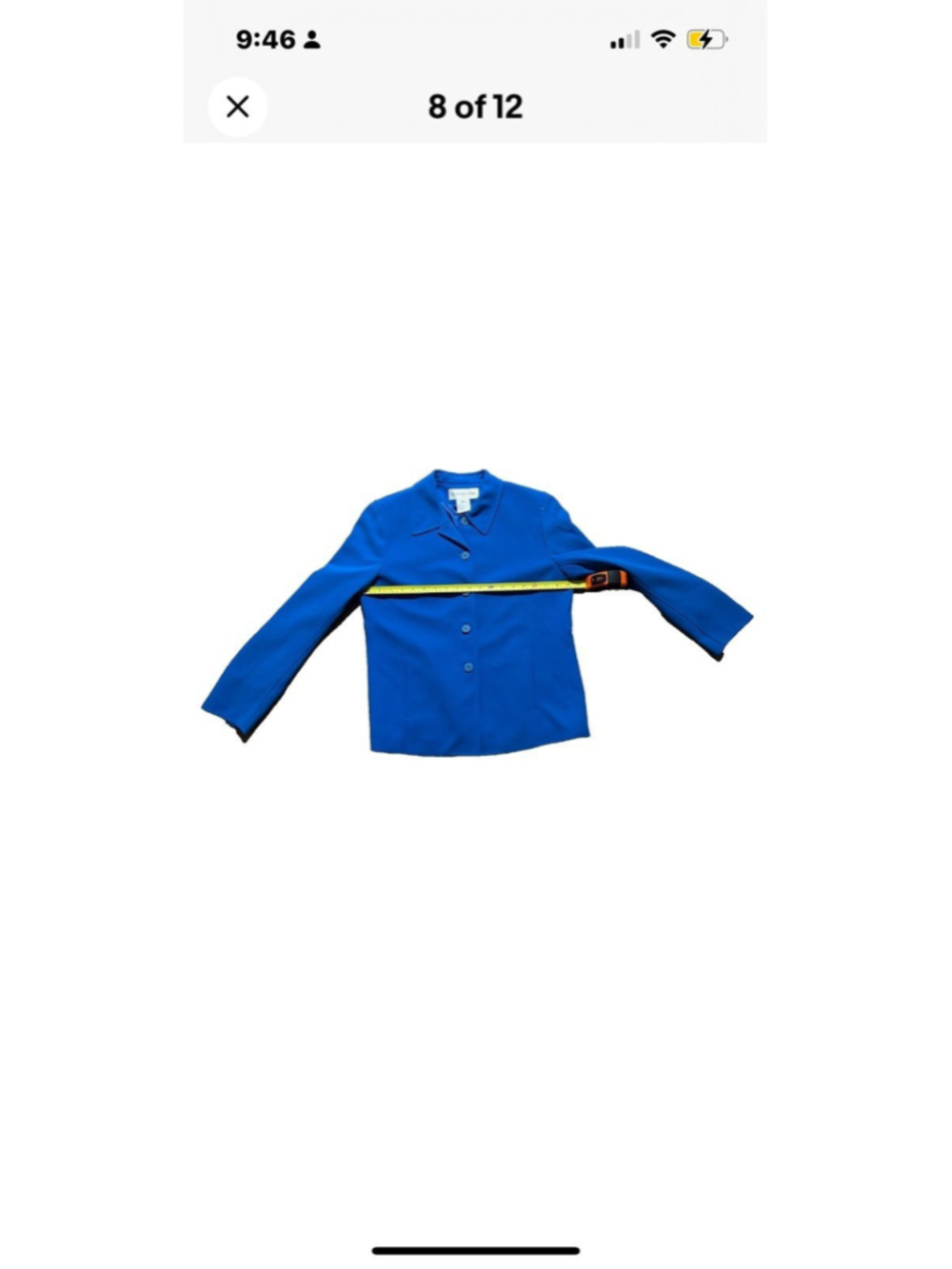 Jones New York women’s size 6 Blue Formal jacket - Picture 7 of 12